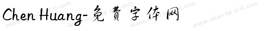 Chen Huang字体转换